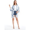 image:imageHawaii Hangover Family Matching Hawaiian Clothes Day Dream Bloom  Family matching Hawaiian outfits Day Dream Bloom lightweight rayon machine washable tropical floral print luaus cruisesWomen Kimono Cardigan