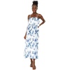 image:imageHawaii Hangover Family Matching Hawaiian Clothes Day Dream Bloom  Family matching Hawaiian outfits Day Dream Bloom lightweight rayon machine washable tropical floral print luaus cruisesWomen Short Maxi Ruffle