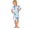 image:imageHawaii Hangover Family Matching Hawaiian Clothes Day Dream Bloom  Family matching Hawaiian outfits Day Dream Bloom lightweight rayon machine washable tropical floral print luaus cruisesBoy Short Sleeve