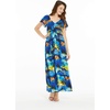 image:imageHawaii Hangover Family Matching Hawaiian Clothes Sunset Blue  Family matching Hawaiian outfits Sunset Blue lightweight rayon machine washable tropical print luaus cruisesWomen Maxi Rahee