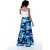 image:imageHawaii Hangover Family Matching Hawaiian Clothes Sunset Blue  Family matching Hawaiian outfits Sunset Blue lightweight rayon machine washable tropical print luaus cruisesWomen Wide Leg Pants
