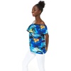 image:imageHawaii Hangover Family Matching Hawaiian Clothes Sunset Blue  Family matching Hawaiian outfits Sunset Blue lightweight rayon machine washable tropical print luaus cruisesWomen Offshoulder Ruffle Top
