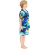 image:imageHawaii Hangover Family Matching Hawaiian Clothes Sunset Blue  Family matching Hawaiian outfits Sunset Blue lightweight rayon machine washable tropical print luaus cruisesBoy Short Sleeve