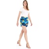 image:imageHawaii Hangover Family Matching Hawaiian Clothes Sunset Blue  Family matching Hawaiian outfits Sunset Blue lightweight rayon machine washable tropical print luaus cruisesWomen Elasitc Waist Shorts With Pockets
