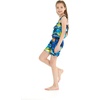 image:imageHawaii Hangover Family Matching Hawaiian Clothes Sunset Blue  Family matching Hawaiian outfits Sunset Blue lightweight rayon machine washable tropical print luaus cruisesGirl Romper