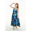 image:imageHawaii Hangover Family Matching Hawaiian Clothes Sunset Blue  Family matching Hawaiian outfits Sunset Blue lightweight rayon machine washable tropical print luaus cruisesGirl Maxi Tiered