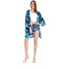 image:imageHawaii Hangover Family Matching Hawaiian Clothes Sunset Blue  Family matching Hawaiian outfits Sunset Blue lightweight rayon machine washable tropical print luaus cruisesWomen Kimono Cardigan