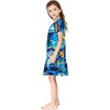 image:imageHawaii Hangover Family Matching Hawaiian Clothes Sunset Blue  Family matching Hawaiian outfits Sunset Blue lightweight rayon machine washable tropical print luaus cruisesGirl Simple Muumuu Ruffle