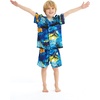 image:imageHawaii Hangover Family Matching Hawaiian Clothes Sunset Blue  Family matching Hawaiian outfits Sunset Blue lightweight rayon machine washable tropical print luaus cruisesBoy Short Sleeve