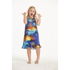 image:imageHawaii Hangover Family Matching Hawaiian Clothes Sunset Blue  Family matching Hawaiian outfits Sunset Blue lightweight rayon machine washable tropical print luaus cruisesGirl Shift