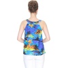 image:imageHawaii Hangover Family Matching Hawaiian Clothes Sunset Blue  Family matching Hawaiian outfits Sunset Blue lightweight rayon machine washable tropical print luaus cruisesWomen Tank Top