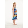 image:imageHawaii Hangover Family Matching Hawaiian Clothes Sunset Blue  Family matching Hawaiian outfits Sunset Blue lightweight rayon machine washable tropical print luaus cruisesGirl Shift