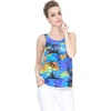 image:imageHawaii Hangover Family Matching Hawaiian Clothes Sunset Blue  Family matching Hawaiian outfits Sunset Blue lightweight rayon machine washable tropical print luaus cruisesWomen Tank Top