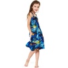 image:imageHawaii Hangover Family Matching Hawaiian Clothes Sunset Blue  Family matching Hawaiian outfits Sunset Blue lightweight rayon machine washable tropical print luaus cruisesGirl Elastic Top Strap