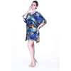 image:imageHawaii Hangover Family Matching Hawaiian Clothes Sunset Blue  Family matching Hawaiian outfits Sunset Blue lightweight rayon machine washable tropical print luaus cruisesWomen Short Poncho
