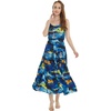 image:imageHawaii Hangover Family Matching Hawaiian Clothes Sunset Blue  Family matching Hawaiian outfits Sunset Blue lightweight rayon machine washable tropical print luaus cruisesWomen Tiered