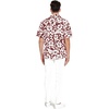 image:imageMatchable Couple Hawaiian Luau Men Shirt or Women Maxi Tank Dress in Classic Hibiscus BurgundyMen Classic Hibiscus Burgundy