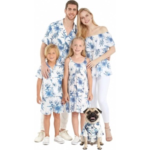 image:imageHawaii Hangover Family Matching Hawaiian Clothes Day Dream Bloom  Family matching Hawaiian outfits Day Dream Bloom lightweight rayon machine washable tropical floral print luaus cruisesDog Bandana