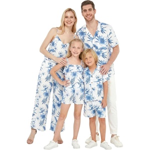 image:imageHawaii Hangover Family Matching Hawaiian Clothes Day Dream Bloom  Family matching Hawaiian outfits Day Dream Bloom lightweight rayon machine washable tropical floral print luaus cruisesWomen V Neck Jumpsuit