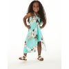 image:imageHawaii Hangover Family Matching Clothes Pineapple Garden Turquoise  Family matching Hawaiian outfits Pineapple Garden Turquoise lightweight rayon machine washable tropical print luausGirl Halter
