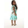 image:imageHawaii Hangover Family Matching Clothes Pineapple Garden Turquoise  Family matching Hawaiian outfits Pineapple Garden Turquoise lightweight rayon machine washable tropical print luausGirl Wrap