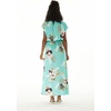 image:imageHawaii Hangover Family Matching Clothes Pineapple Garden Turquoise  Family matching Hawaiian outfits Pineapple Garden Turquoise lightweight rayon machine washable tropical print luausWomen Cap Sleeve