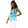 image:imageHawaii Hangover Family Matching Clothes Pineapple Garden Turquoise  Family matching Hawaiian outfits Pineapple Garden Turquoise lightweight rayon machine washable tropical print luausWomen Spaghetti Tank Top