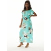 image:imageHawaii Hangover Family Matching Clothes Pineapple Garden Turquoise  Family matching Hawaiian outfits Pineapple Garden Turquoise lightweight rayon machine washable tropical print luausWomen Cap Sleeve