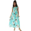 image:imageHawaii Hangover Family Matching Clothes Pineapple Garden Turquoise  Family matching Hawaiian outfits Pineapple Garden Turquoise lightweight rayon machine washable tropical print luausWomen Maxi Tank