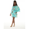 image:imageHawaii Hangover Family Matching Clothes Pineapple Garden Turquoise  Family matching Hawaiian outfits Pineapple Garden Turquoise lightweight rayon machine washable tropical print luausWomen Kimono Cardigan