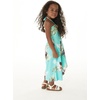 image:imageHawaii Hangover Family Matching Clothes Pineapple Garden Turquoise  Family matching Hawaiian outfits Pineapple Garden Turquoise lightweight rayon machine washable tropical print luausGirl Halter