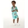 image:imageHawaii Hangover Family Matching Clothes Pineapple Garden Turquoise  Family matching Hawaiian outfits Pineapple Garden Turquoise lightweight rayon machine washable tropical print luausBoy Short Sleeve