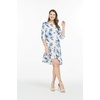 image:imageMatchable Couple Hawaiian Luau Shirt or 34 Sleeve Ruffle Dress in Day Dream BloomWomen Day Dream Bloom