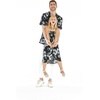 image:imageMatchable Hawaiian Luau Father Daughter Men Shirt or Girl Halter Dress in Midnight BloomGirl Midnight Bloom