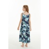 image:imageFamily Matching Hawaiian Clothes Orchid Breeze Navy  Lightweight 100 rayon  Family matching outfits  Beach vacations  Luaus  Cruises  Family photosGirl Maxi Tiered