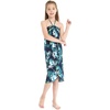 image:imageFamily Matching Hawaiian Clothes Orchid Breeze Navy  Lightweight 100 rayon  Family matching outfits  Beach vacations  Luaus  Cruises  Family photosGirl Halter