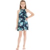 image:imageFamily Matching Hawaiian Clothes Orchid Breeze Navy  Lightweight 100 rayon  Family matching outfits  Beach vacations  Luaus  Cruises  Family photosGirl Ruffle Tank