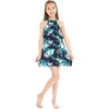 image:imageFamily Matching Hawaiian Clothes Orchid Breeze Navy  Lightweight 100 rayon  Family matching outfits  Beach vacations  Luaus  Cruises  Family photosGirl Ruffle Tank