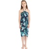 image:imageFamily Matching Hawaiian Clothes Orchid Breeze Navy  Lightweight 100 rayon  Family matching outfits  Beach vacations  Luaus  Cruises  Family photosGirl Halter