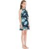 image:imageFamily Matching Hawaiian Clothes Orchid Breeze Navy  Lightweight 100 rayon  Family matching outfits  Beach vacations  Luaus  Cruises  Family photosGirl Ruffle Tank