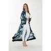 image:imageFamily Matching Hawaiian Clothes Orchid Breeze Navy  Lightweight 100 rayon  Family matching outfits  Beach vacations  Luaus  Cruises  Family photosWomen Maxi Kimono Cardigan