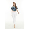 image:imageFamily Matching Hawaiian Clothes Orchid Breeze Navy  Lightweight 100 rayon  Family matching outfits  Beach vacations  Luaus  Cruises  Family photosWomen Smock Top