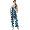 image:imageFamily Matching Hawaiian Clothes Orchid Breeze Navy  Lightweight 100 rayon  Family matching outfits  Beach vacations  Luaus  Cruises  Family photosWomen V Neck Jumpsuit