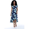 image:imageFamily Matching Hawaiian Clothes Orchid Breeze Navy  Lightweight 100 rayon  Family matching outfits  Beach vacations  Luaus  Cruises  Family photosWomen Wrap Ruffle