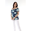 image:imageFamily Matching Hawaiian Clothes Orchid Breeze Navy  Lightweight 100 rayon  Family matching outfits  Beach vacations  Luaus  Cruises  Family photosWomen Offshoulder Ruffle Top