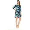 image:imageFamily Matching Hawaiian Clothes Orchid Breeze Navy  Lightweight 100 rayon  Family matching outfits  Beach vacations  Luaus  Cruises  Family photosWomen 34 Sleeve