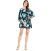 image:imageFamily Matching Hawaiian Clothes Orchid Breeze Navy  Lightweight 100 rayon  Family matching outfits  Beach vacations  Luaus  Cruises  Family photosWomen Short Poncho