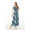 image:imageFamily Matching Hawaiian Clothes Orchid Breeze Navy  Lightweight 100 rayon  Family matching outfits  Beach vacations  Luaus  Cruises  Family photosWomen Maxi Rahee