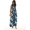 image:imageFamily Matching Hawaiian Clothes Orchid Breeze Navy  Lightweight 100 rayon  Family matching outfits  Beach vacations  Luaus  Cruises  Family photosWomen Maxi Elastic Tank