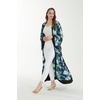image:imageFamily Matching Hawaiian Clothes Orchid Breeze Navy  Lightweight 100 rayon  Family matching outfits  Beach vacations  Luaus  Cruises  Family photosWomen Maxi Kimono Cardigan